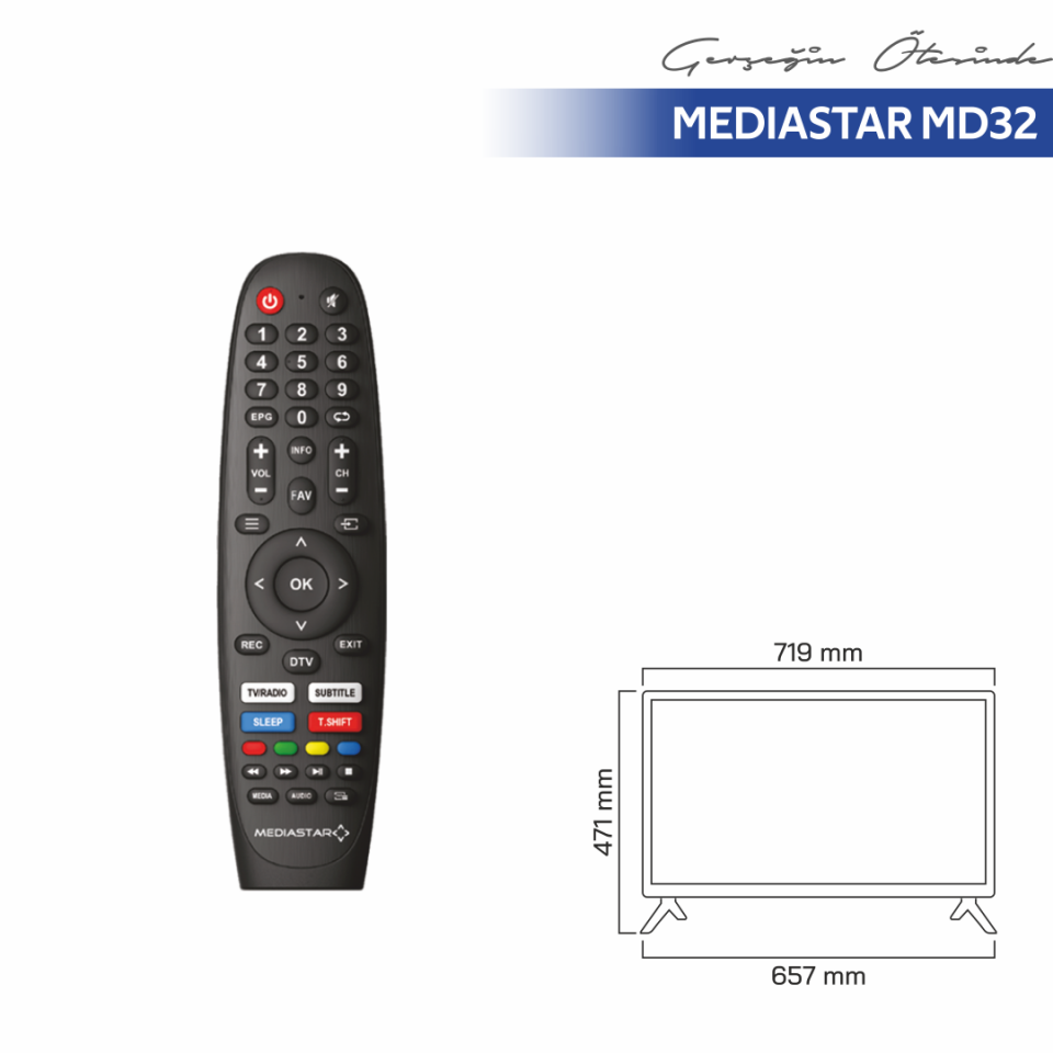 Mediastar Full Hd TV 32''